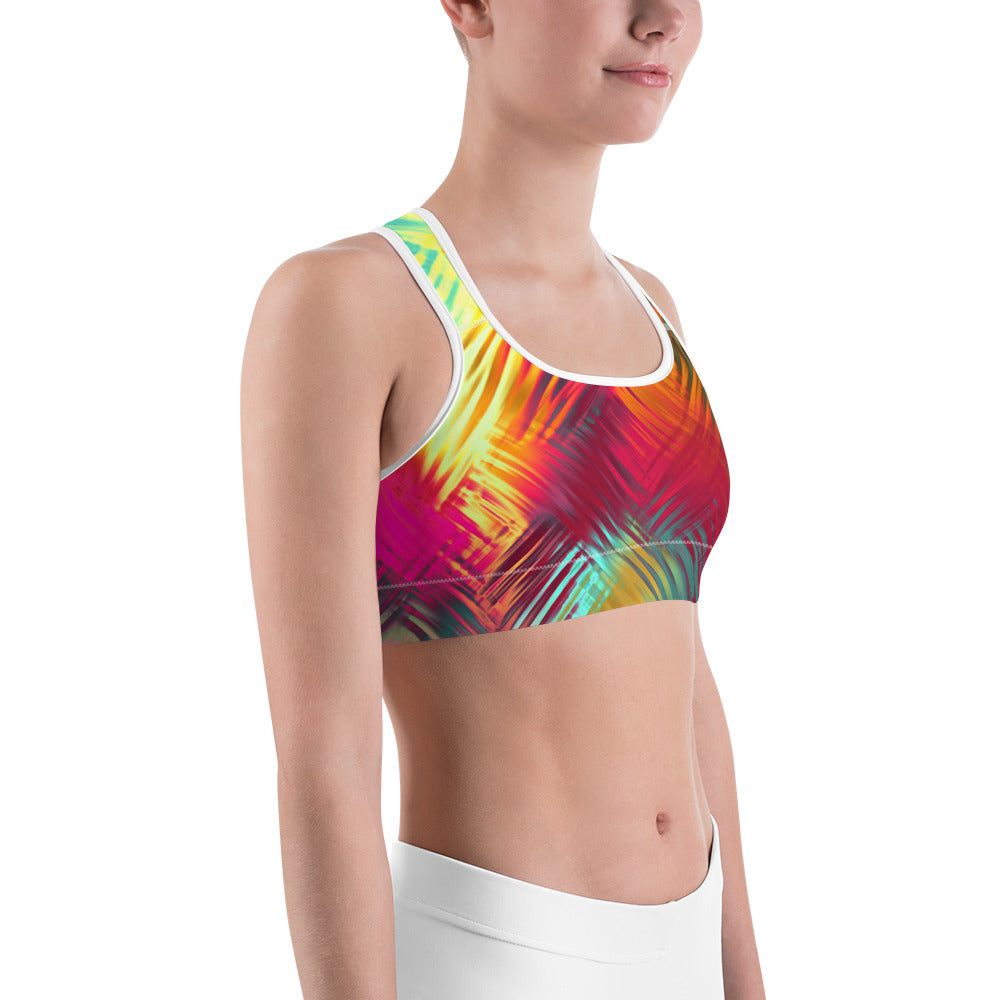 Color Cross Sports bra