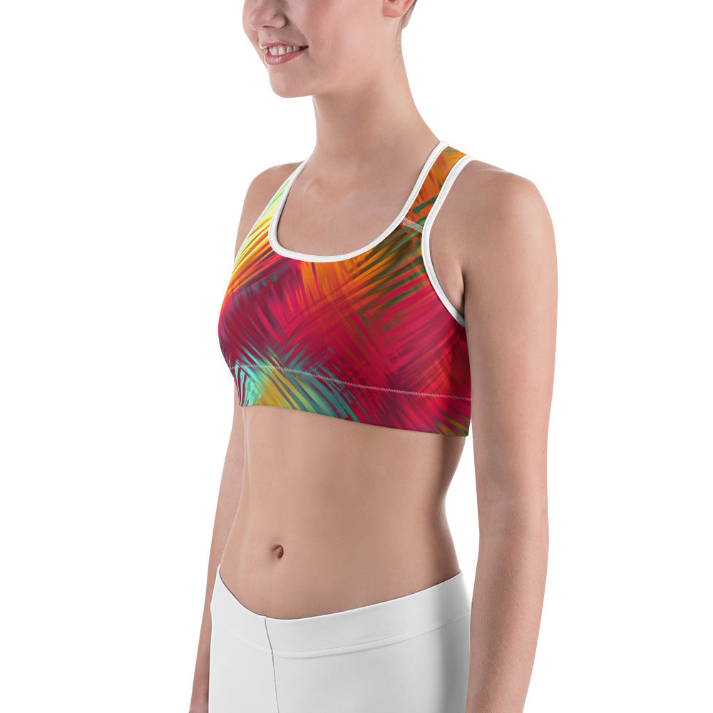 Color Cross Sports bra