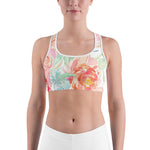 Spring Floral Sports bra