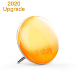 Wifi Smart Wake Up Light Workday Alarm Clock With 7 Colors Sunrise/sunset Smart Life Tuya App Works With Alexa Google Home - Alarm Clocks