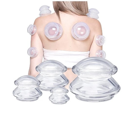  Cupping Set, Myofascial Release Silicone 2pcs Massage