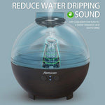 quiet diffuser large 600ml wood orb circle shaped essential oil diffuser and humidifier wood aromatherapy diffuser zenofsleep.com
