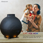 quiet diffuser large 600ml wood orb circle shaped essential oil diffuser and humidifier wood aromatherapy diffuser zenofsleep.com