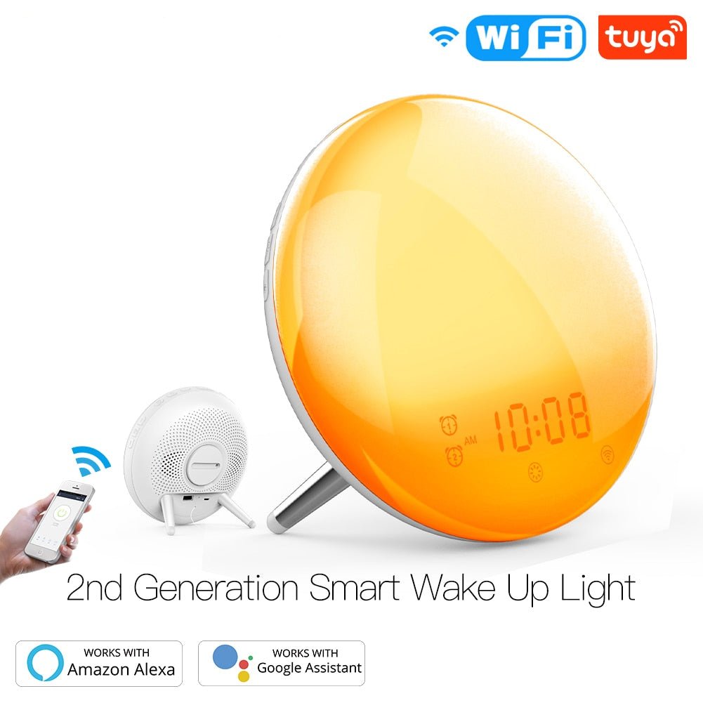 Sunrise alarm clock, wifi clock, zenofsleep.com