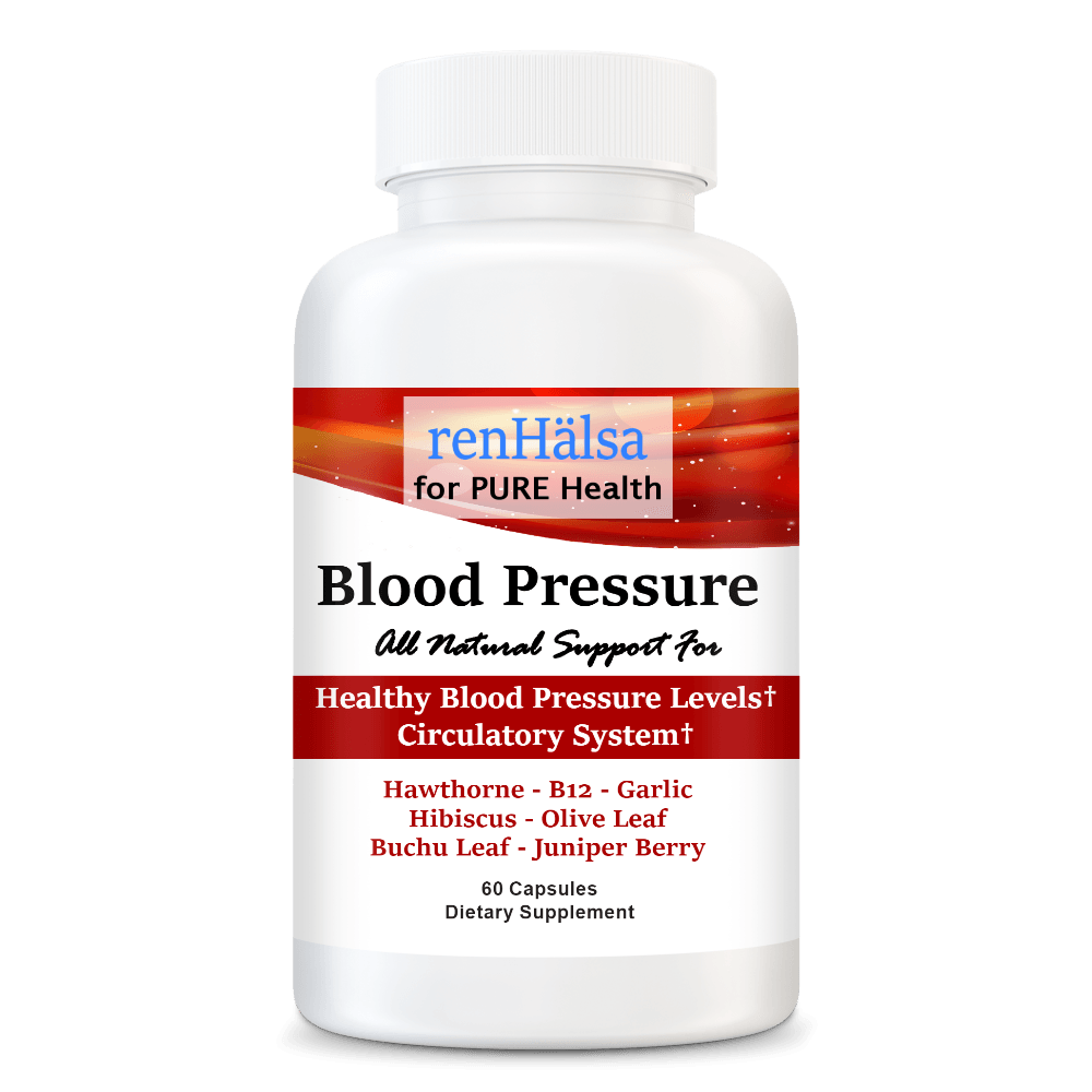 Blood Pressure - Assist to Balance Blood Pressure Naturally- Hawthorne Garlic Buchu Leaf