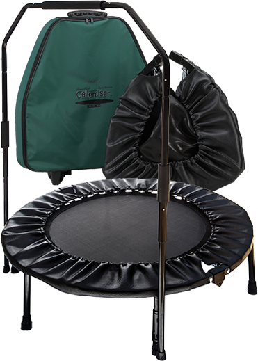 Rebounder Exercise trampoline Cellerciser best exercise in the shortest amount of time