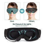 3d memory foam eye mask, comfortable, 100 percent light blocking, good for eye lash extensions