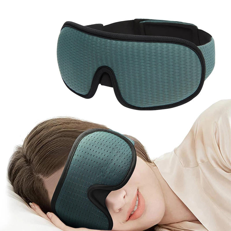 3d memory foam eye mask, comfortable, 100 percent light blocking, good for eye lash extensions