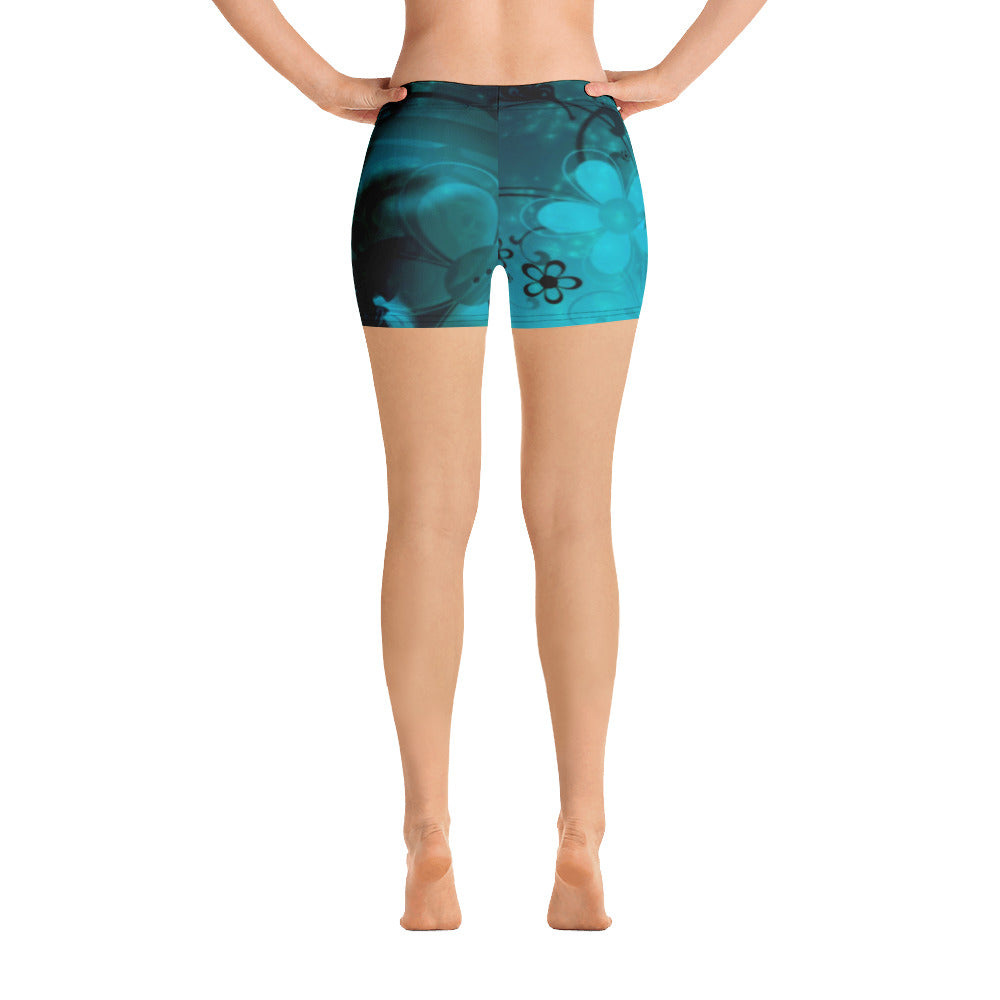 Teal Fantasma Shorts